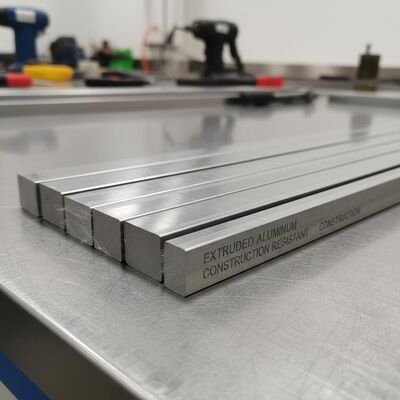 Extruded Aluminum Flat Bar Corrosion Resistant Lightweight Anodized Surface for Construction Industrial Use