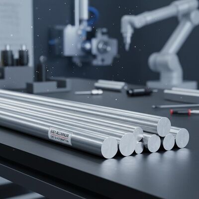 ماشینکاری جامد CNC 6061 T6 میله آلومینیومی درمان حرارتی مقاومت در برابر خوردگی