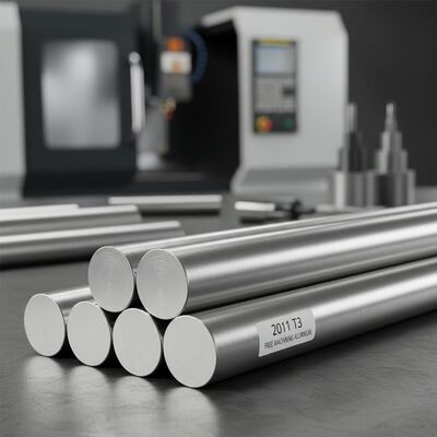 2011 T3 Free Machining Aluminum Alloy Round Bar برای چرخاندن CNC با سرعت بالا و ماشین پیچ دقیق