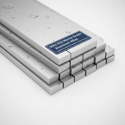 5052 H32 لیوان آلومینیومی درجه دریایی با قابلیت شکل گیری عالی و مقاومت در برابر خوردگی آب نمک