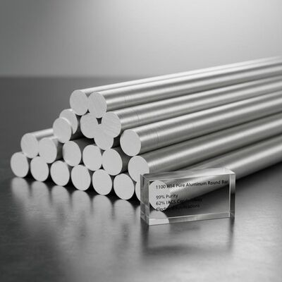1100 H14 استار گرد آلومینیوم خالص با طهارت 99٪ و رسانایی 62٪ IACS برای کاربردهای الکتریکی