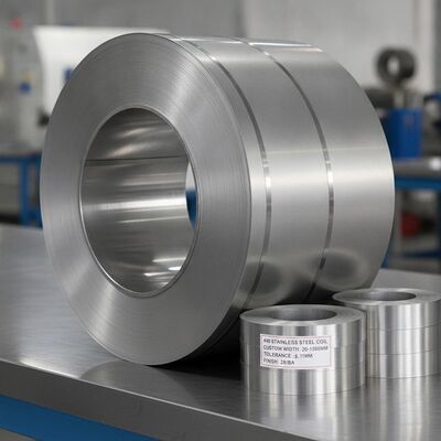 ۴۳۰ سیم کشی فولاد ضد زنگ با عرض سفارشی ۲۰ میلی متر تا ۱۵۰۰ میلی متر تحمل تنگ ± ۰.۰۵ میلی متر و لبه شکاف بدون برر