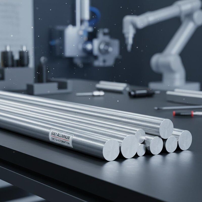 ماشینکاری جامد CNC 6061 T6 میله آلومینیومی درمان حرارتی مقاومت در برابر خوردگی