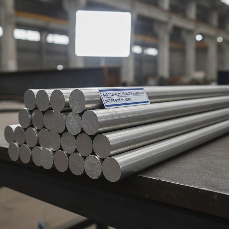6082 T6 چوبی آلومینیومی با قدرت بالا برای ساخت پل و کاربردهای بار سنگین